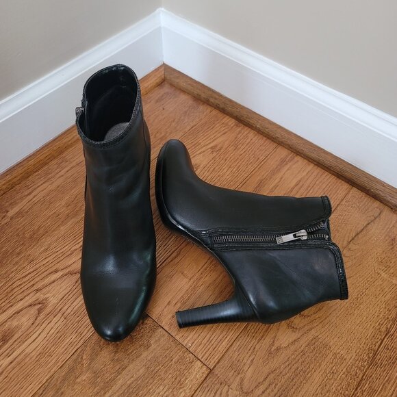 Anne Klein Akcaelina Black Ankle Bootie Size 10 - Picture 9 of 13